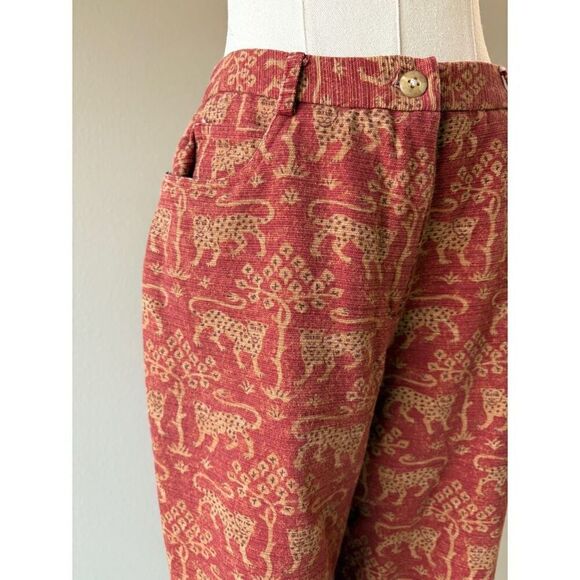 j. mclaughlin animal print leopard ribbed pants - Picture 3 of 7